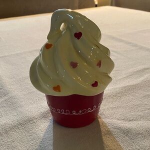 Target Red and White Ceramic Cupcake Decor